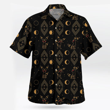 Pokémon Umbreon Moon Phase Tropical Hawaiian Shirt – Moonbestprint