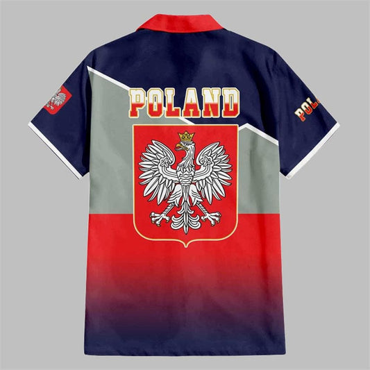 Poland Coat of Arms Hawaiian Shirt - Moonbestprint