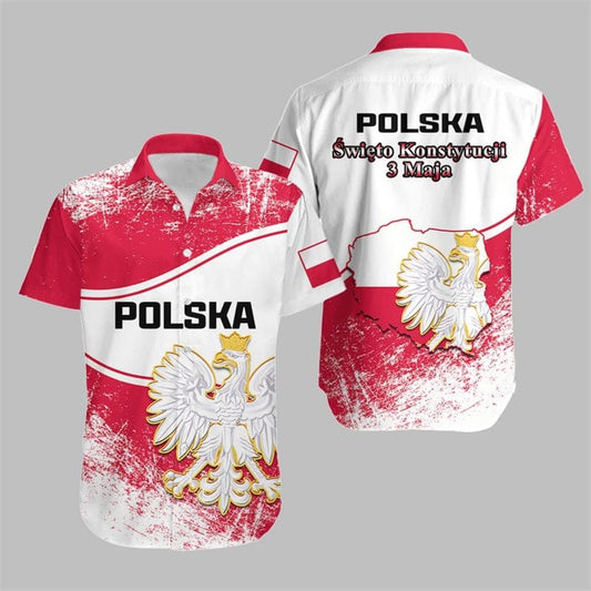 2025 Poland Constitution Day Hawaiian Shirt - Moonbestprint