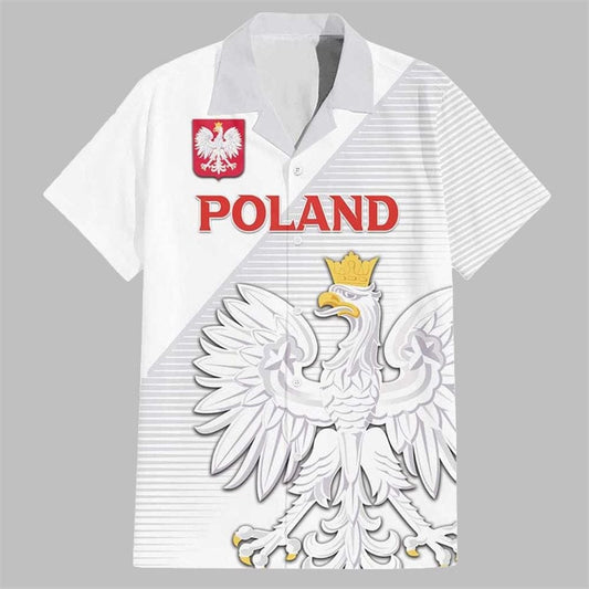 Poland Football Bialo-Czerwoni Go Champio Hawaiian Shirt - Moonbestprint