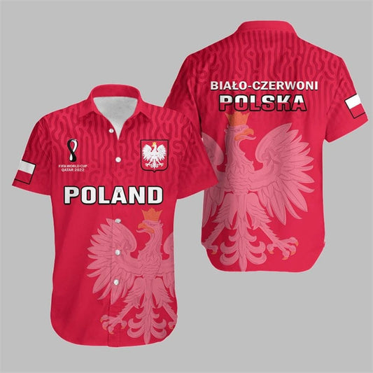 Poland Football Hawaiian Shirt 2025 - Moonbestprint