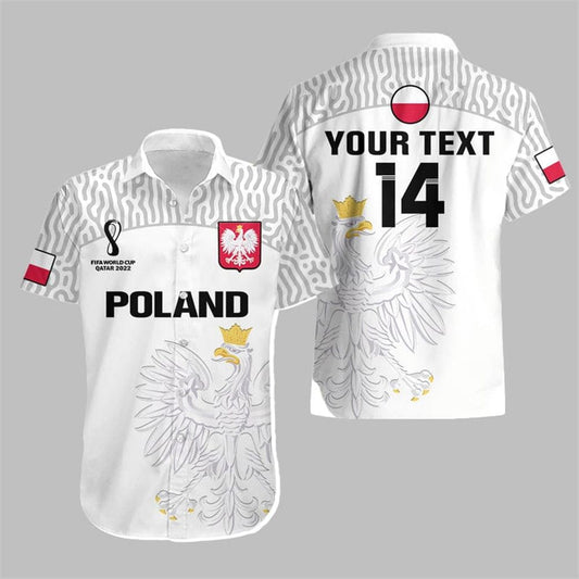 Poland Football Hawaiian Shirt Polska World Cup - Moonbestprint