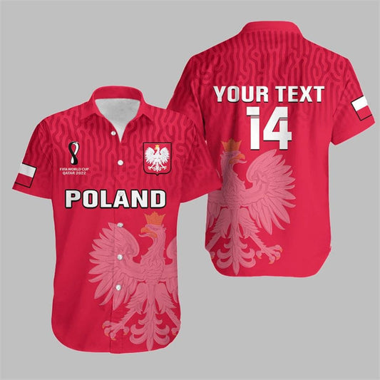 Poland Football Polska World Cup Hawaiian Shirt - Moonbestprint