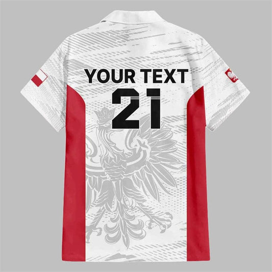 Poland Rugby Biało-czerwoni The White and Reds Hawaiian Shirt - Moonbestprint