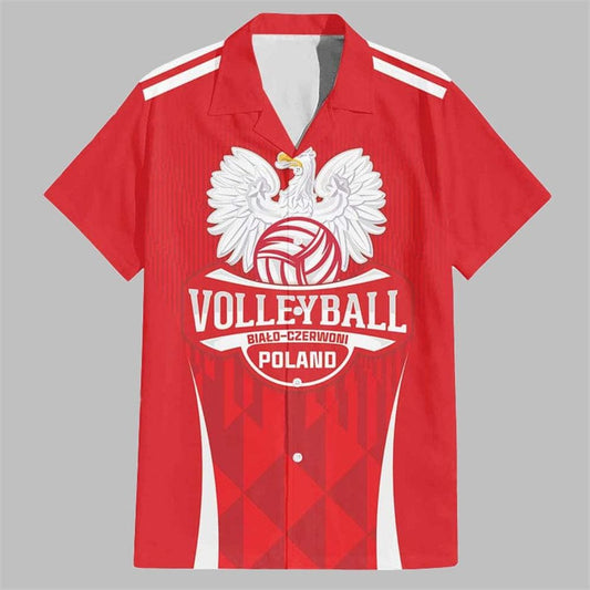 Poland Volleyball Hawaiian Shirt - Moonbestprint