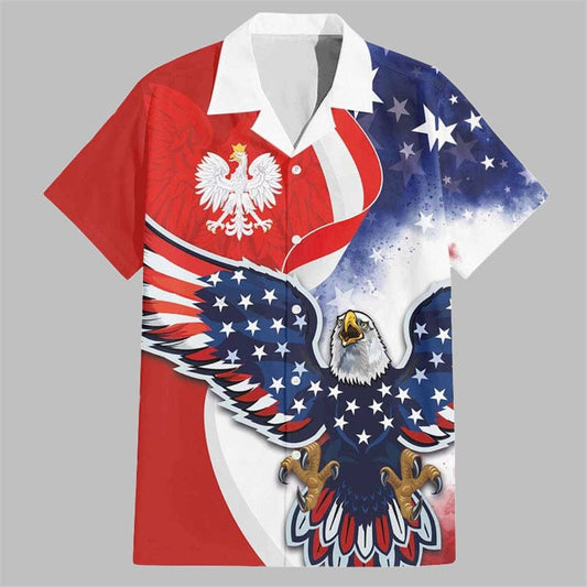 Polish American Heritage Month Hawaiian Shirt - Moonbestprint