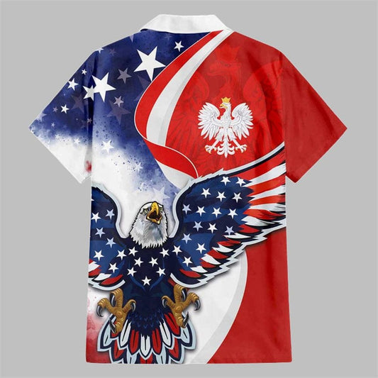 Polish American Heritage Month Hawaiian Shirt - Moonbestprint