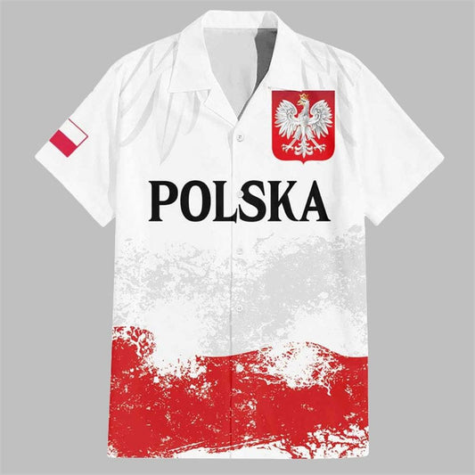 Polish National Flag Day Hawaiian Shirt - Moonbestprint