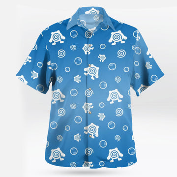 Poliwhirl Spiral Bubble Pokemon Hawaiian Shirt – Moonbestprint
