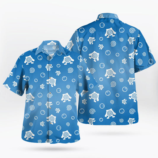 Poliwhirl Spiral Bubble Pokemon Hawaiian Shirt – Moonbestprint
