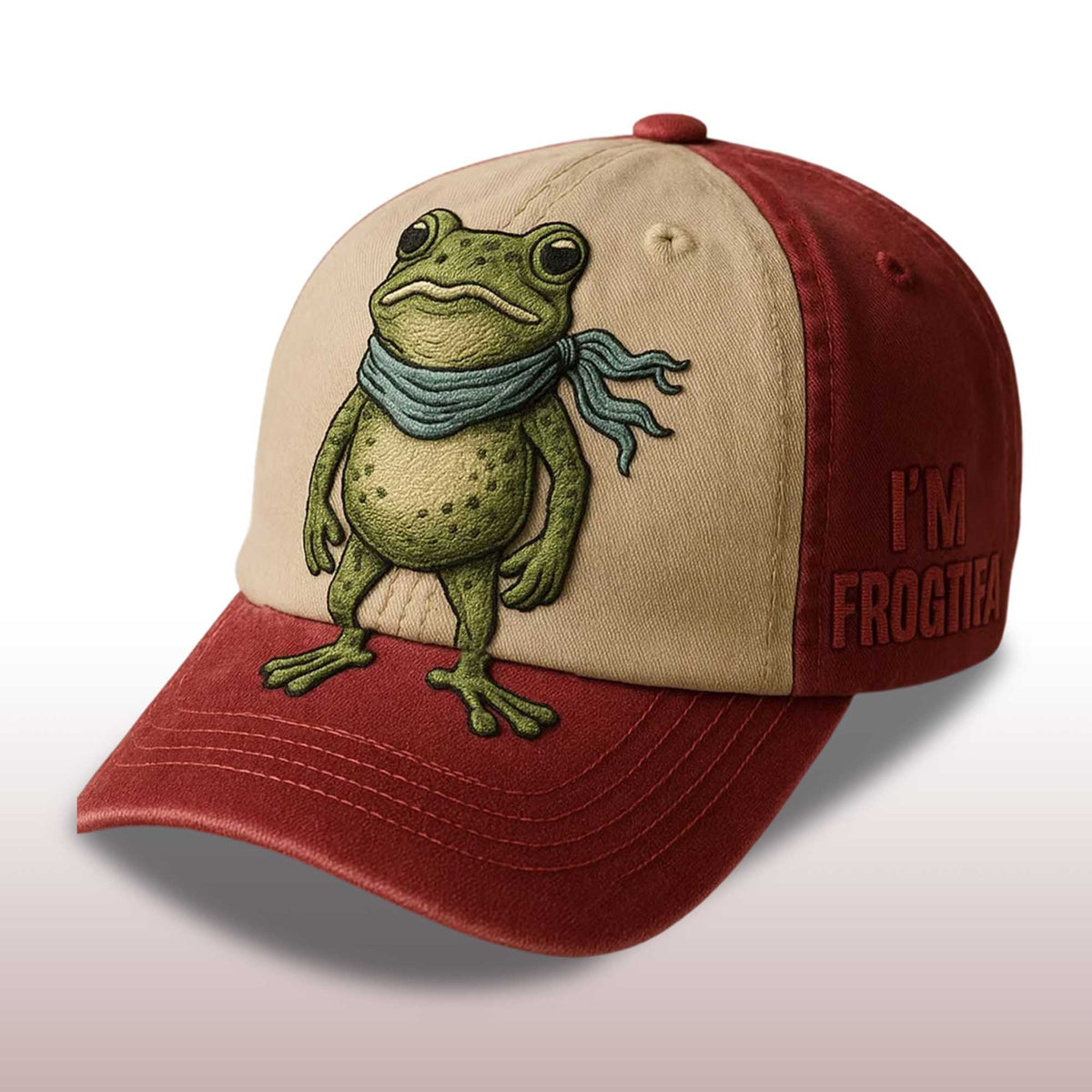 Portland Frog I'm Frogtifa Baseball Cap -Moonbestprint