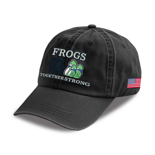 Portland Frogs Together Strong Baseball Cap -Moonbestprint