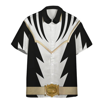 Power Ranger White Dino Thunder Hawaiian Shirt – Moonbestprint