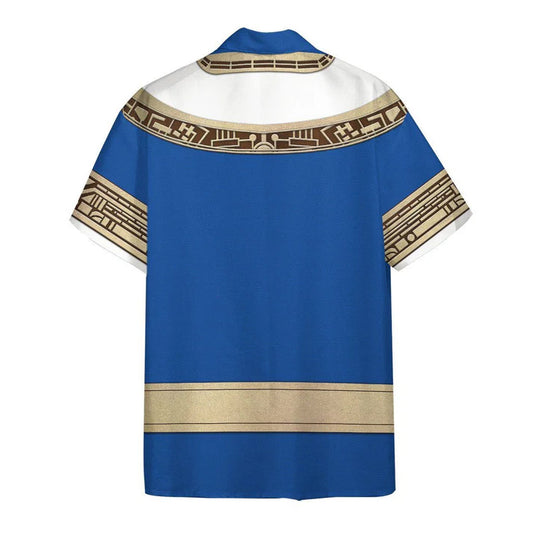 Power Ranger Zeo Blue Hawaiian Shirt - Moonbestprint