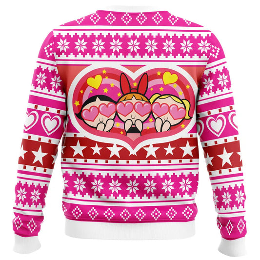 Powerpuff Girls Heart Ugly Christmas Sweater 2025 – Moonbestprint