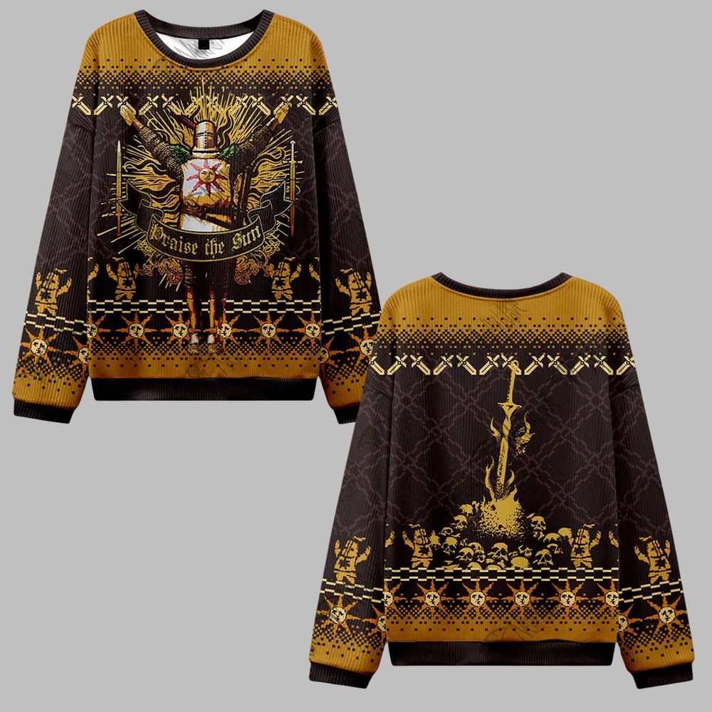 Praise the Sun Ugly Sweater 2026 Christmas - Moonbestprint
