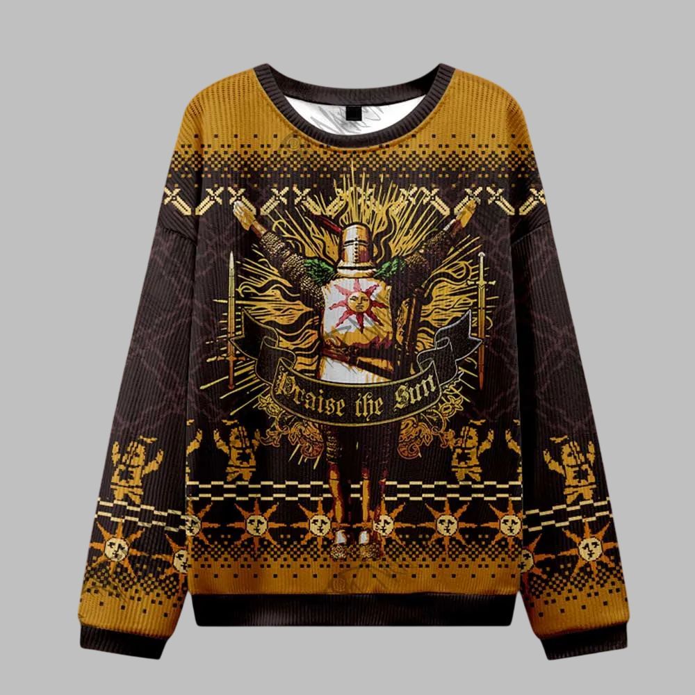 Praise the Sun Ugly Sweater 2026 Christmas - Moonbestprint