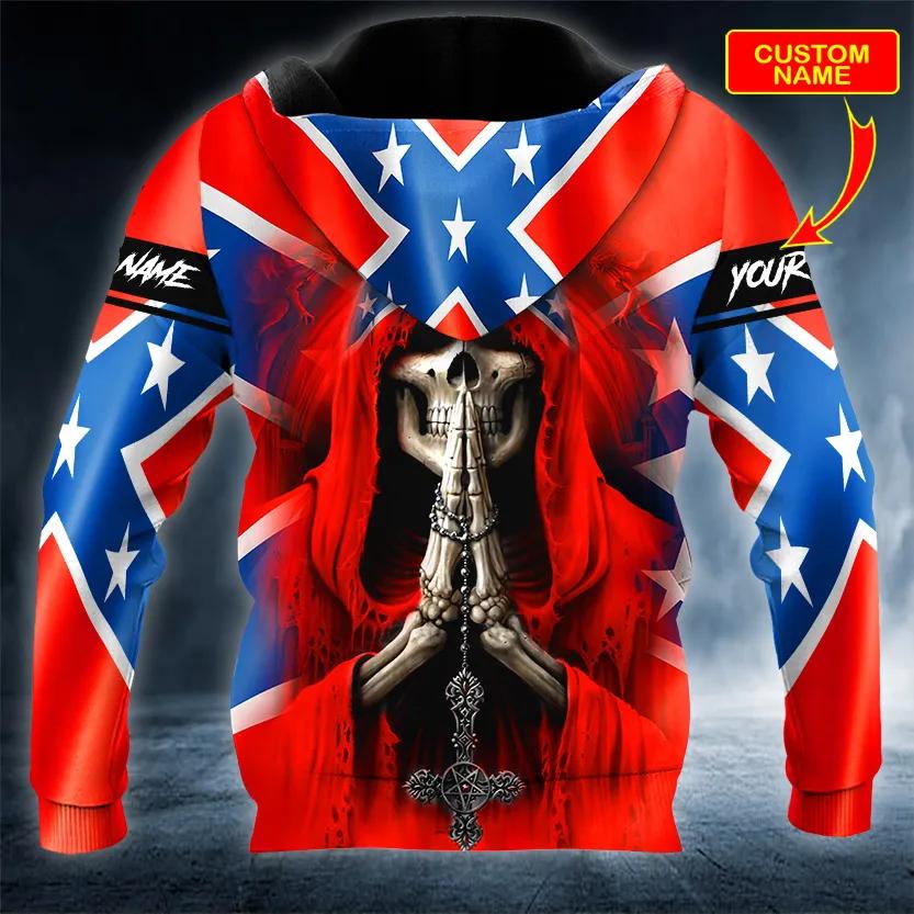 Pray CSA Skull Custom 3D Hoodie Moonbestprint