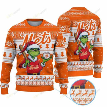 Premium Ugly Chritsmas Sweater For Fan New York Mets Ugly Sweater, MLB Chritsmas Sweater Moonbestprint