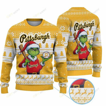 Premium Ugly Chritsmas Sweater For Fan Pittsburgh Pirates Ugly Sweater, MLB Chritsmas Sweater Moonbestprint
