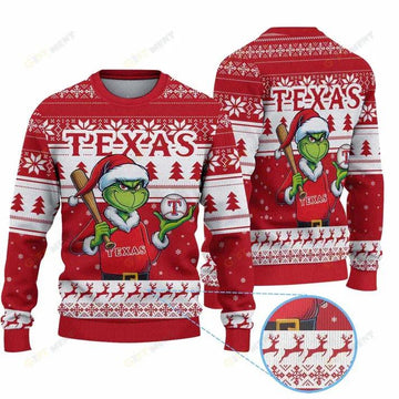 Premium Ugly Chritsmas Sweater For Fan Texas Rangers Ugly Sweater, MLB Chritsmas Sweater Moonbestprint