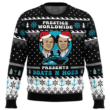 Prestige Worldwide Boat n Hoes Step Brothers Ugly Christmas Sweater – Moonbestprint
