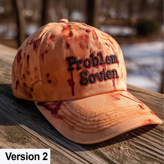 Problem Solved Bloodstained Hat -Moonbestprint