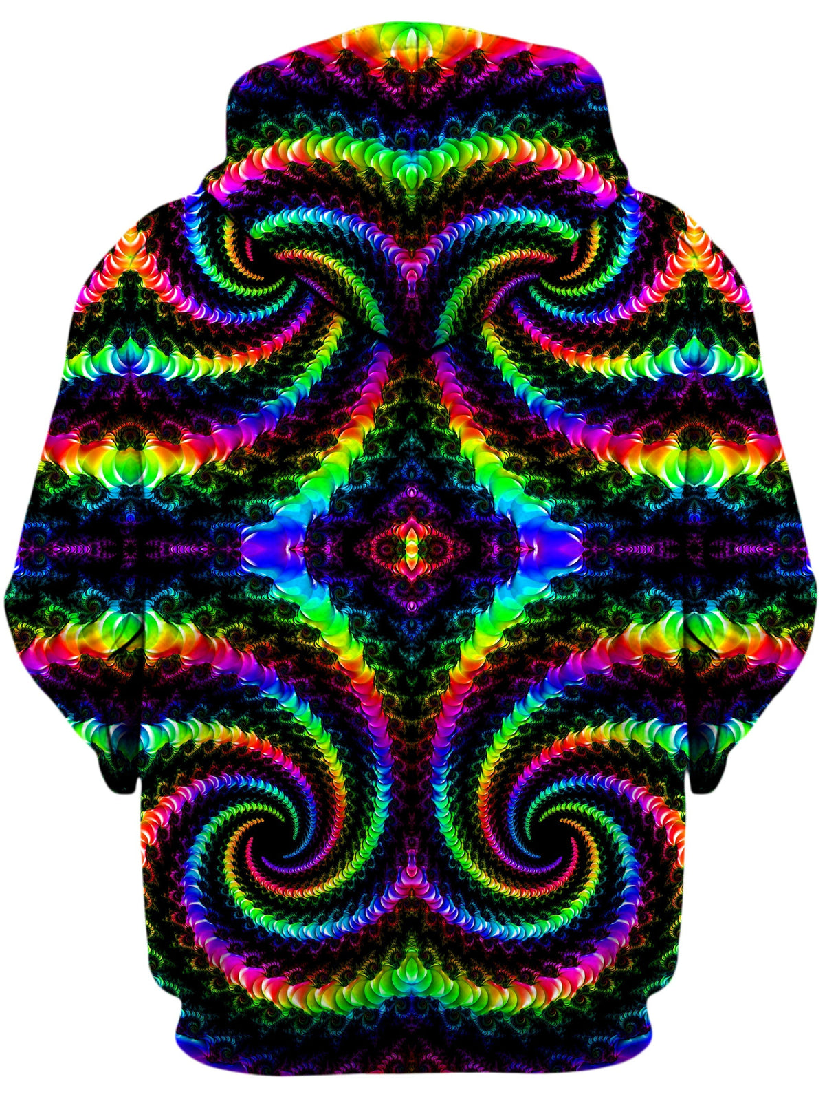 Fractaled Vision Unisex Zip-Up Hoodie -Moonbestprint
