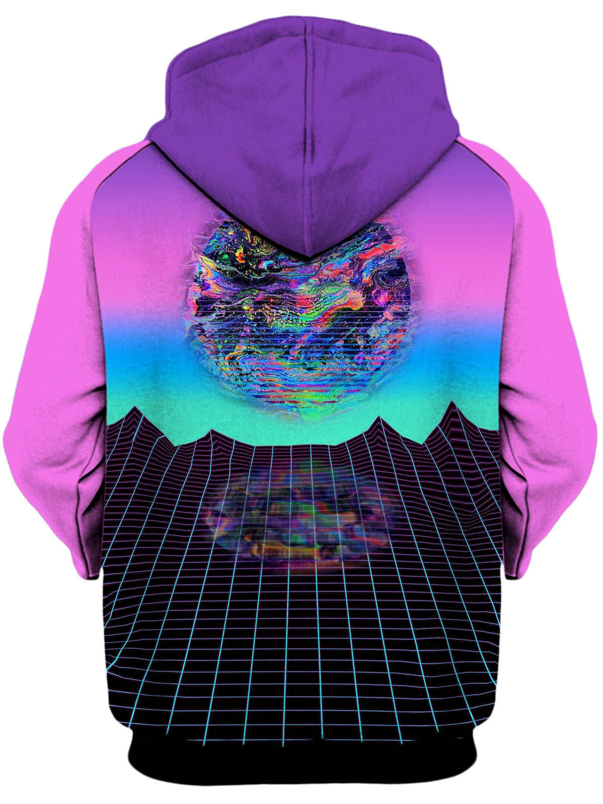 Psychedelic Outrun Unisex Hoodie -Moonbestprint