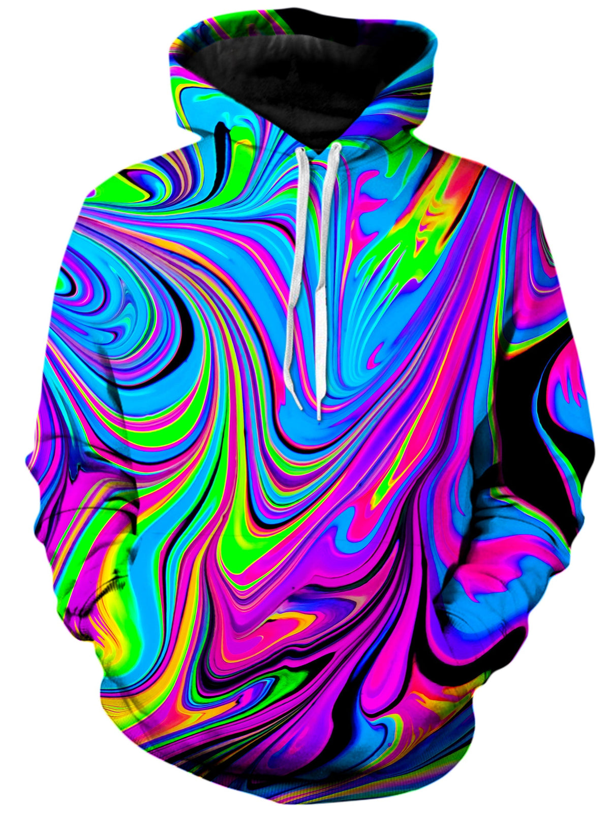 Cosmic Flow Unisex Hoodie -Moonbestprint