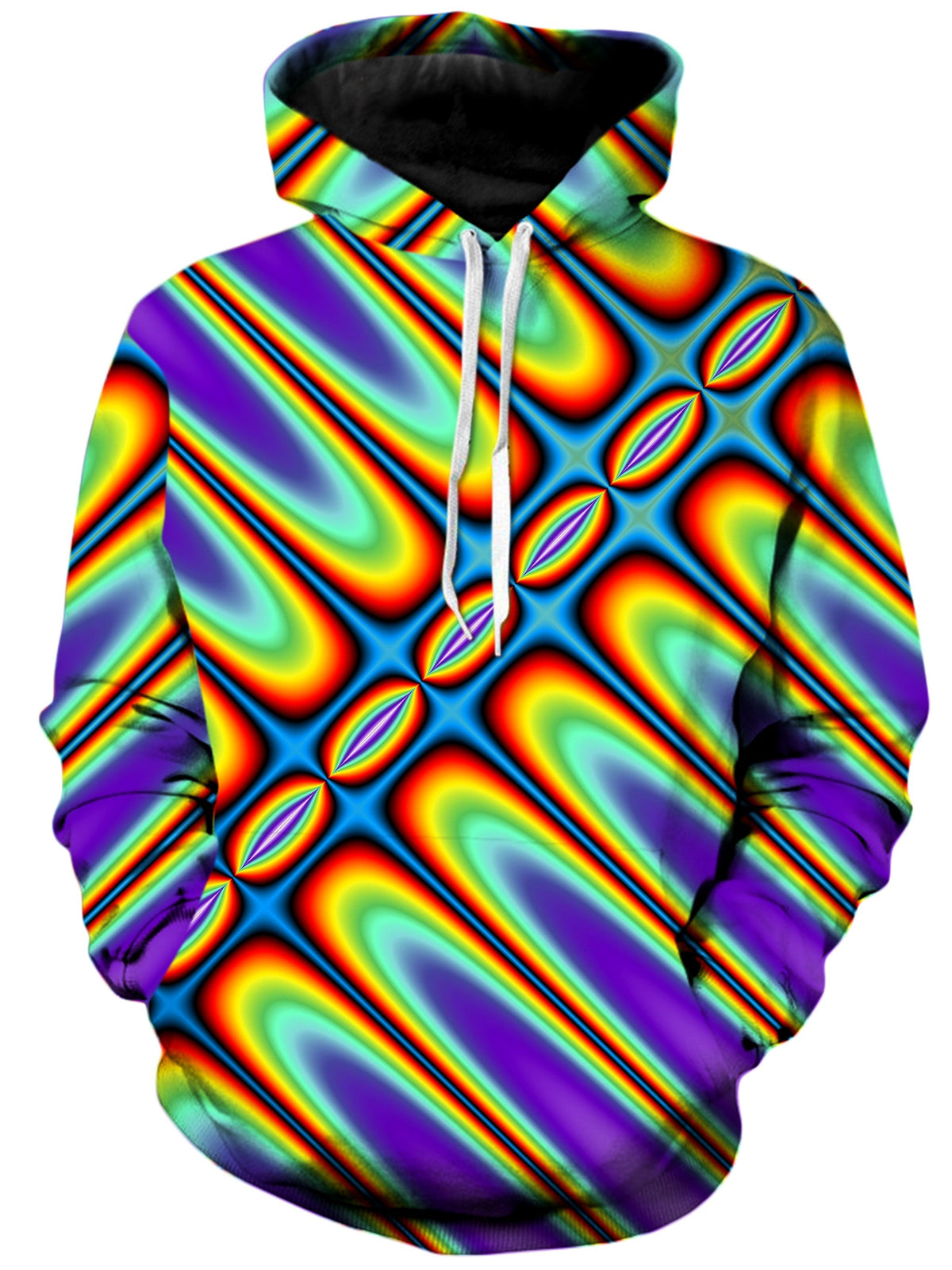 Fractal Groove Unisex Hoodie -Moonbestprint