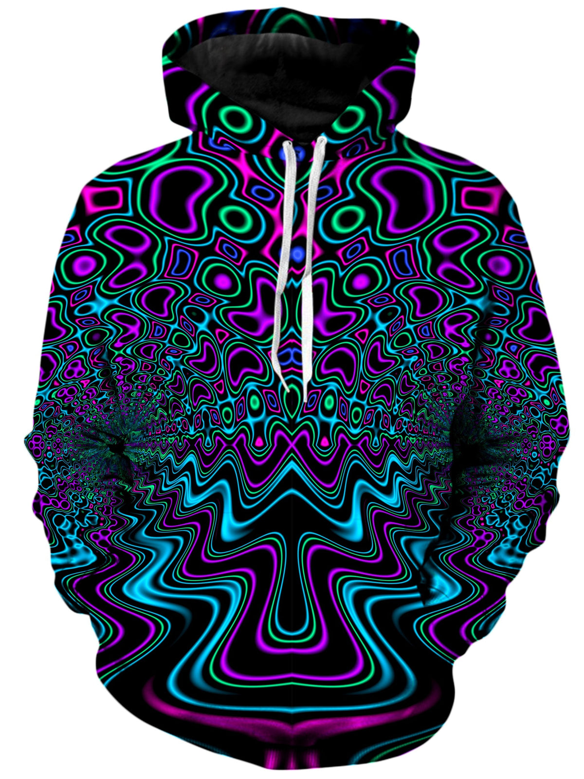 Fractal River Unisex Hoodie -Moonbestprint
