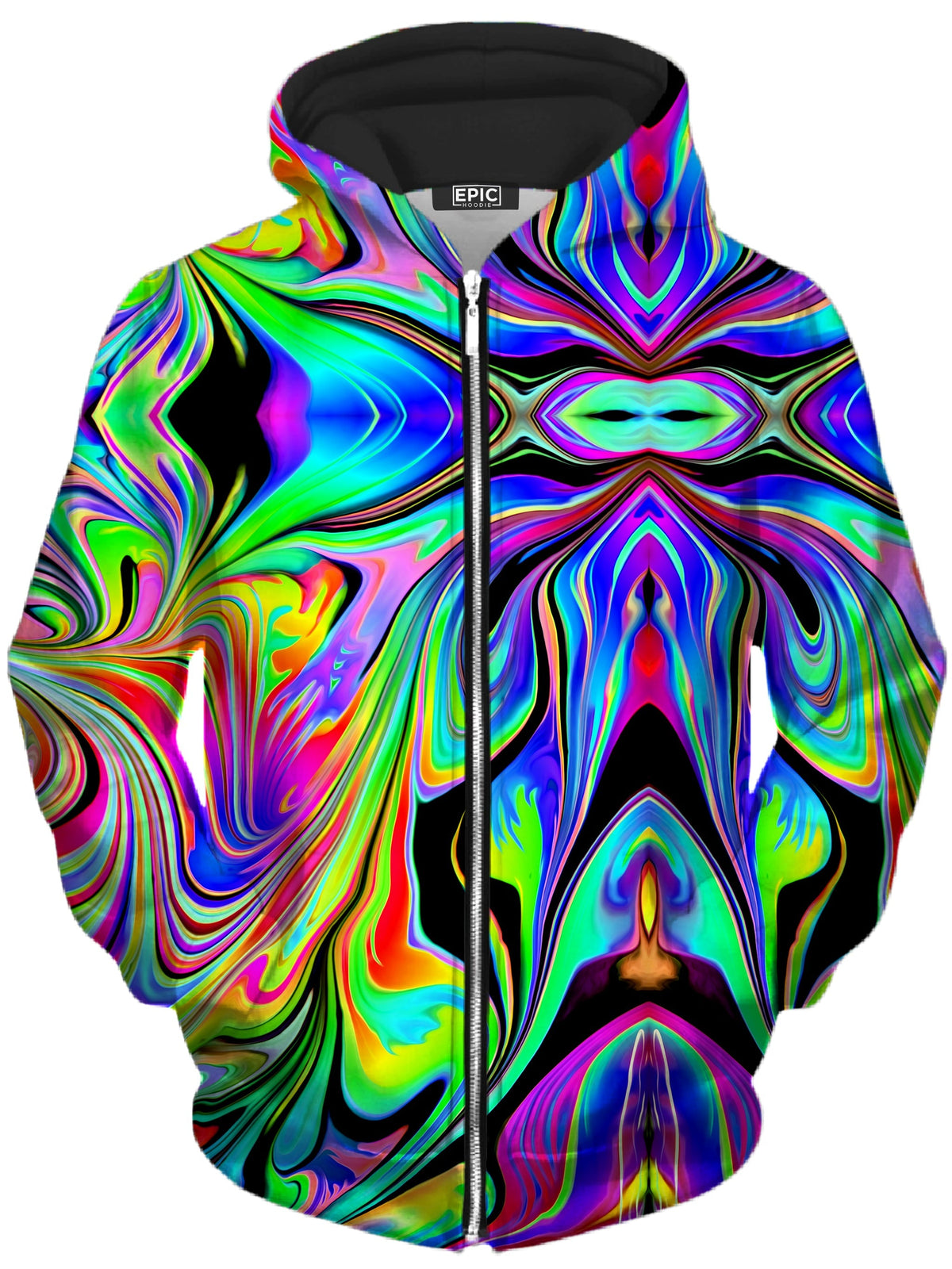 Macro Dose Unisex Zip-Up Hoodie -Moonbestprint
