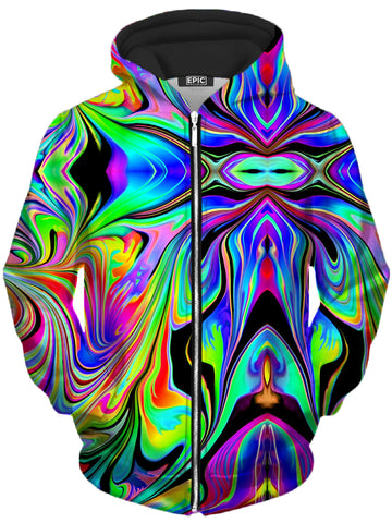 Macro Dose Unisex Zip-Up Hoodie -Moonbestprint