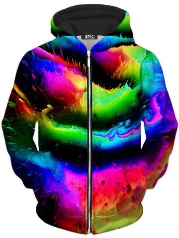 Intergalactic Rush Unisex Zip-Up Hoodie -Moonbestprint