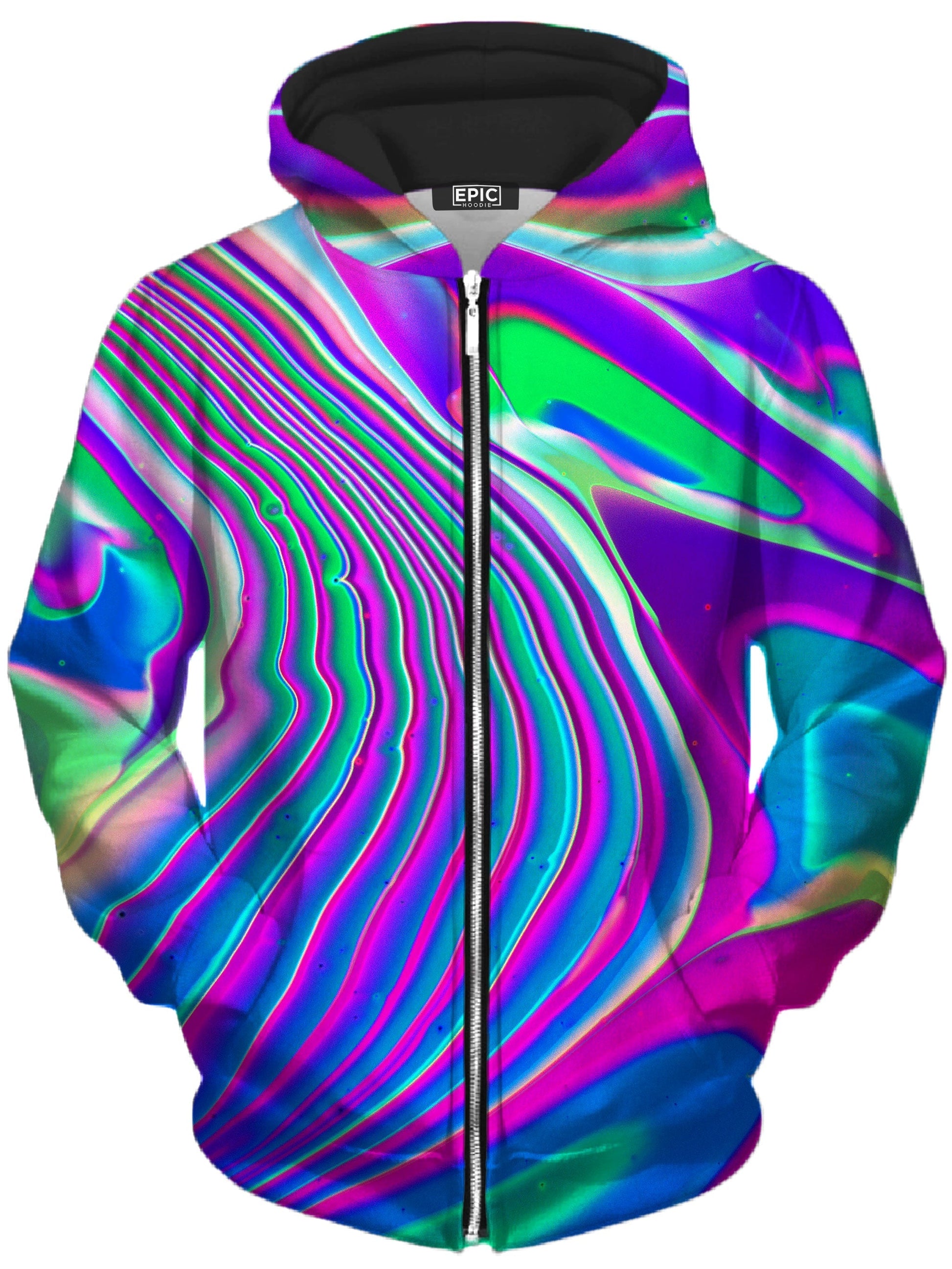 Tangerine Dream Unisex Zip-Up Hoodie -Moonbestprint