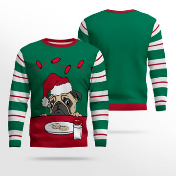 Pug Cookies Ugly Christmas Sweater – Moonbestprint