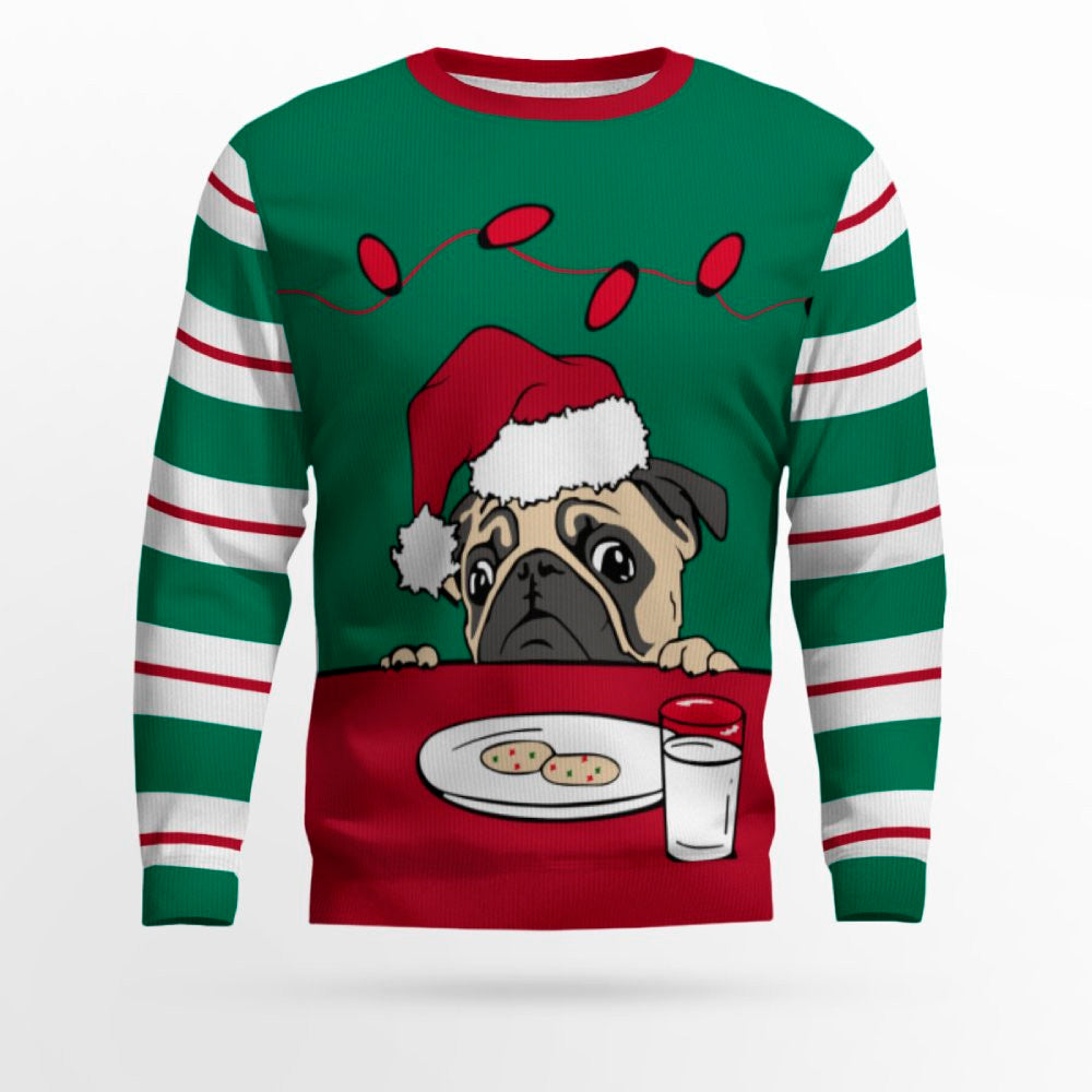 Pug Cookies Ugly Christmas Sweater – Moonbestprint