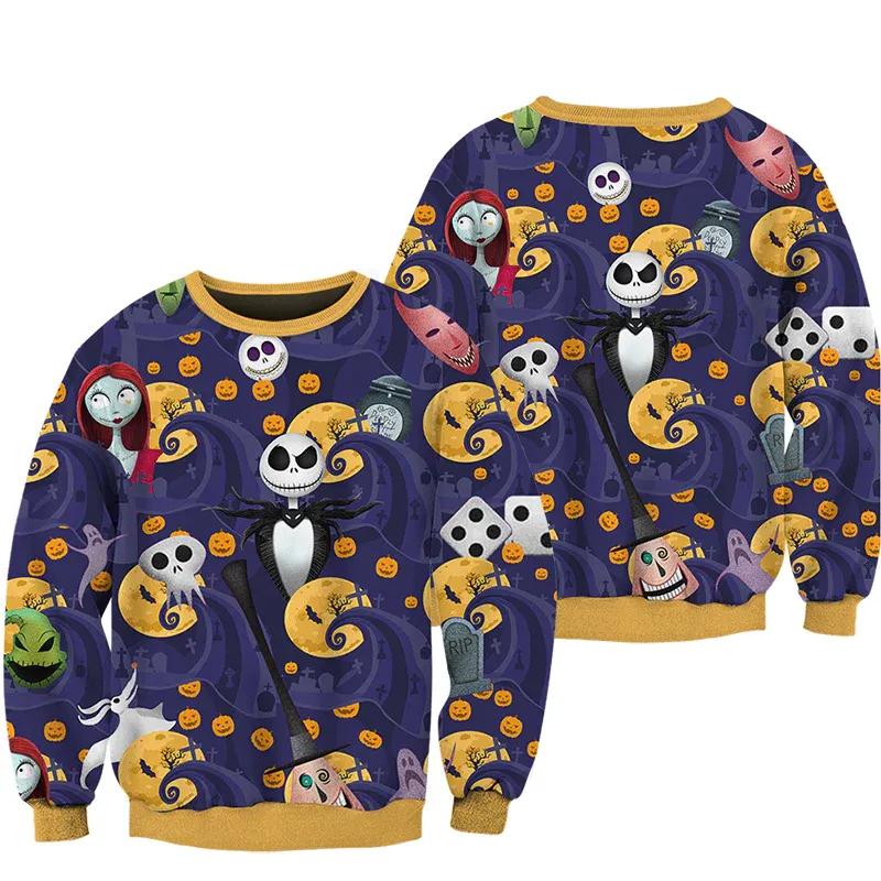 Pumpkin King The Nightmare Before Christmas Ugly Sweatshirt, Skeleton Sweater Moonbestprint