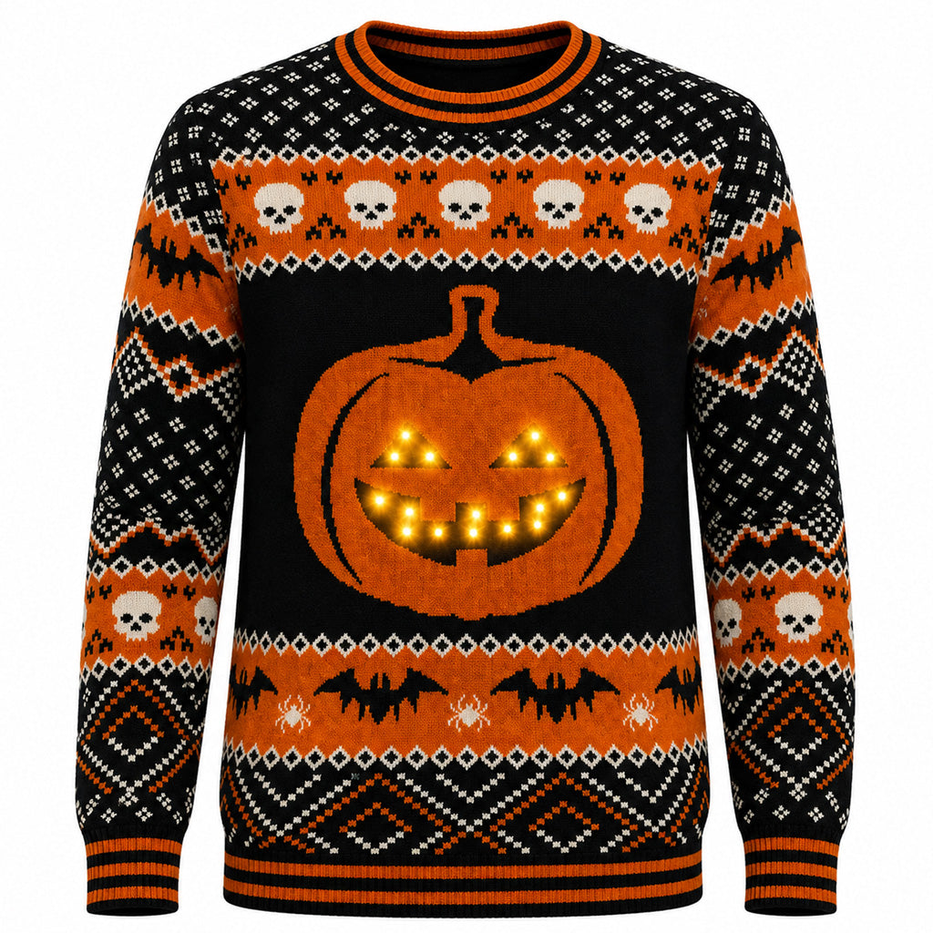 Pumpkin Ugly Sweater For Halloween 2026 – Moonbestprint