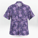 Purple Mimikyu Ghost Button-Up Hawaiian Shirt – Moonbestprint