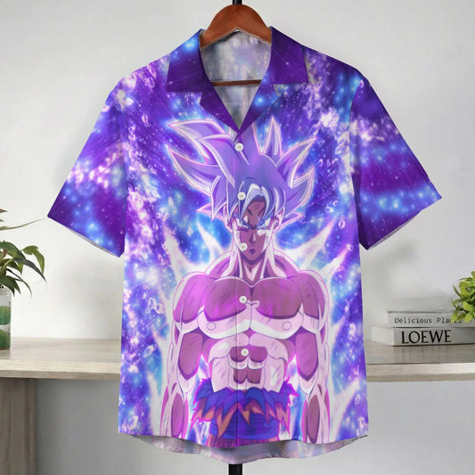 Purple Ultra Instinct Goku Dragon Ball Super Hawaiian Shirt – Moonbestprint