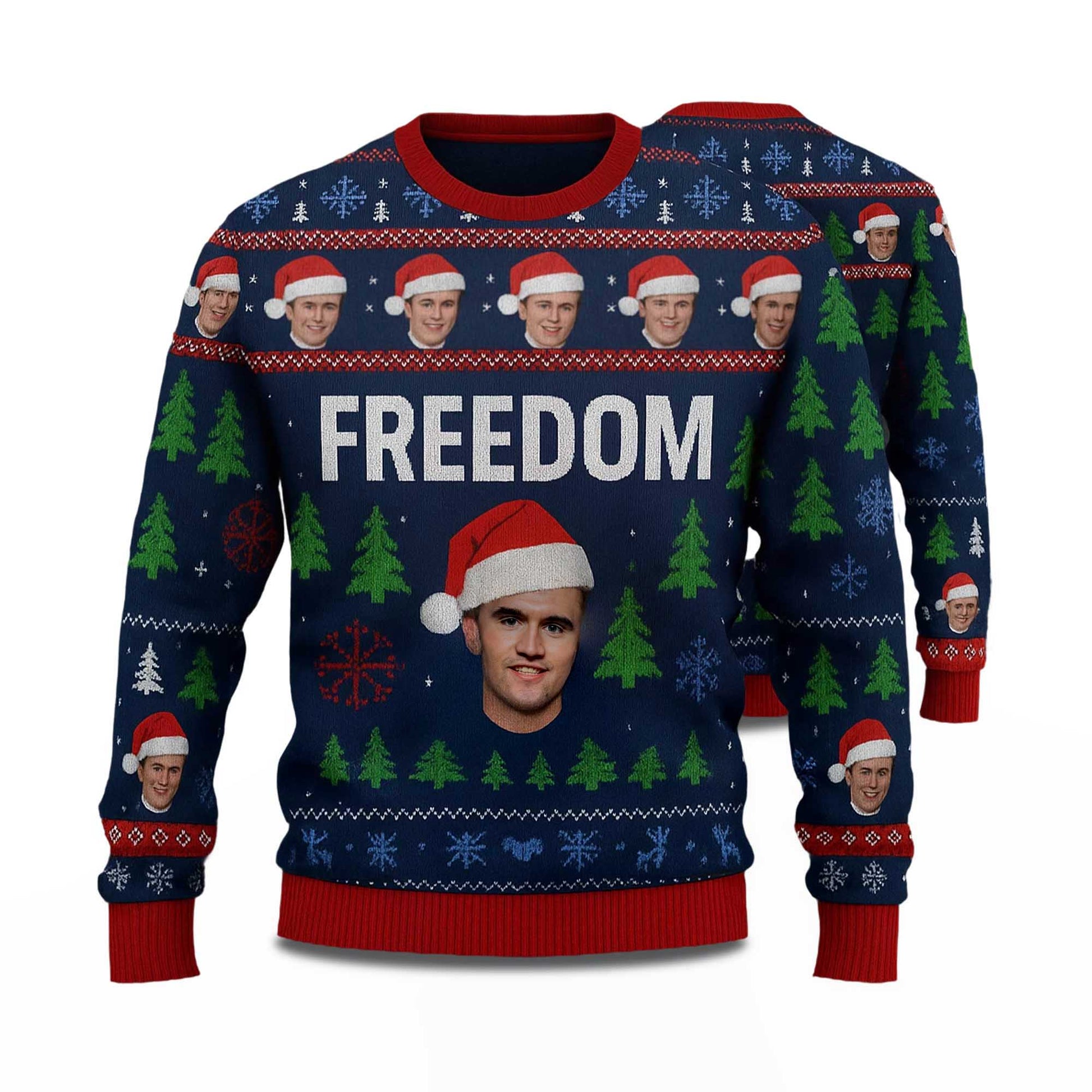 2026 Charlie Kirk Freedom Ugly Christmas Sweater Moonbestprint