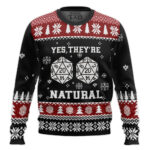 Dungeons And Dragons Yes They're Natural Ugly Sweater – Moonbestprint