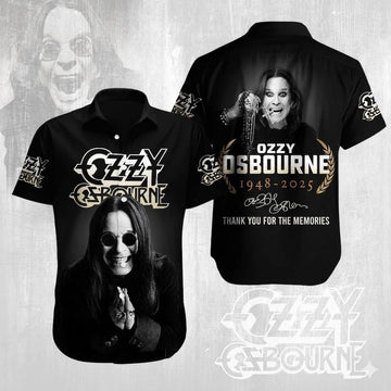 RIP Ozzy Osbourne Hawaiian Shirt Thank You For The Memories Shirt Dad Gifts – Moonbestprint