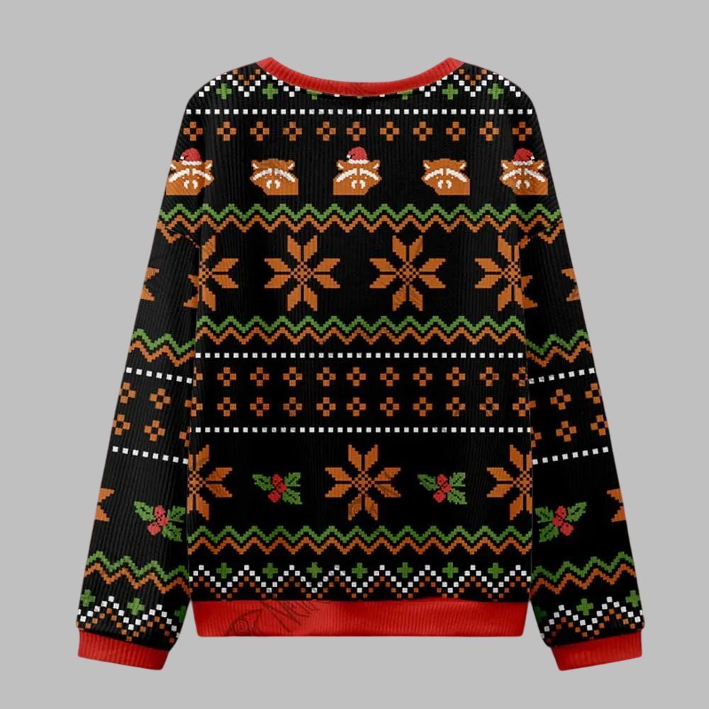 Raccoon Ungovernable Ugly Sweater 2026 Christmas - Moonbestprint