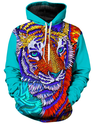 Telenergetic Tiger Unisex Hoodie -Moonbestprint