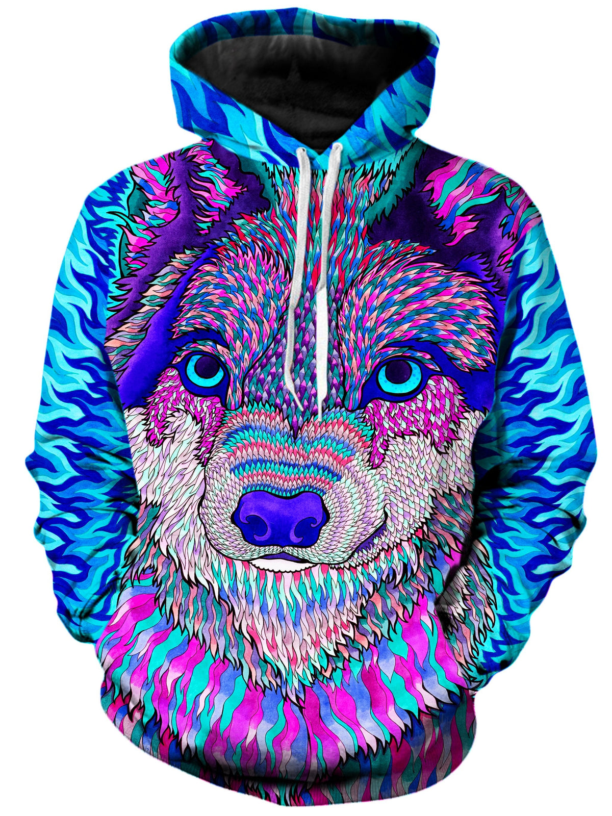 Wolfadelic III Unisex Hoodie -Moonbestprint