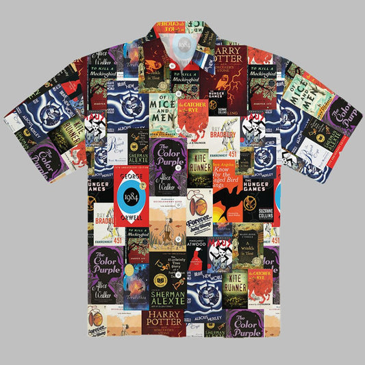 Read Banned Books 3D Printing Hawaiian Shirt Book Lovers Gift - Moonbestprint