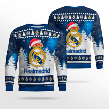 Real Madrid Merry Christmas Ugly Sweater 2025 – Moonbestprint
